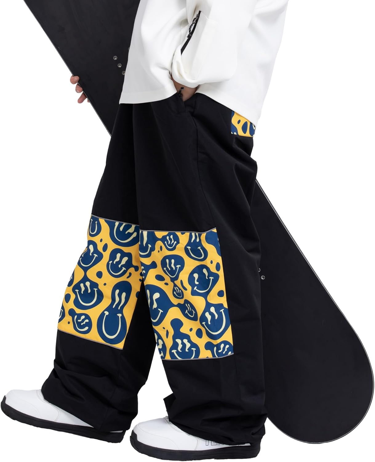 Waterproof Reflective Cargo Snow Pants by SNOWVERB
