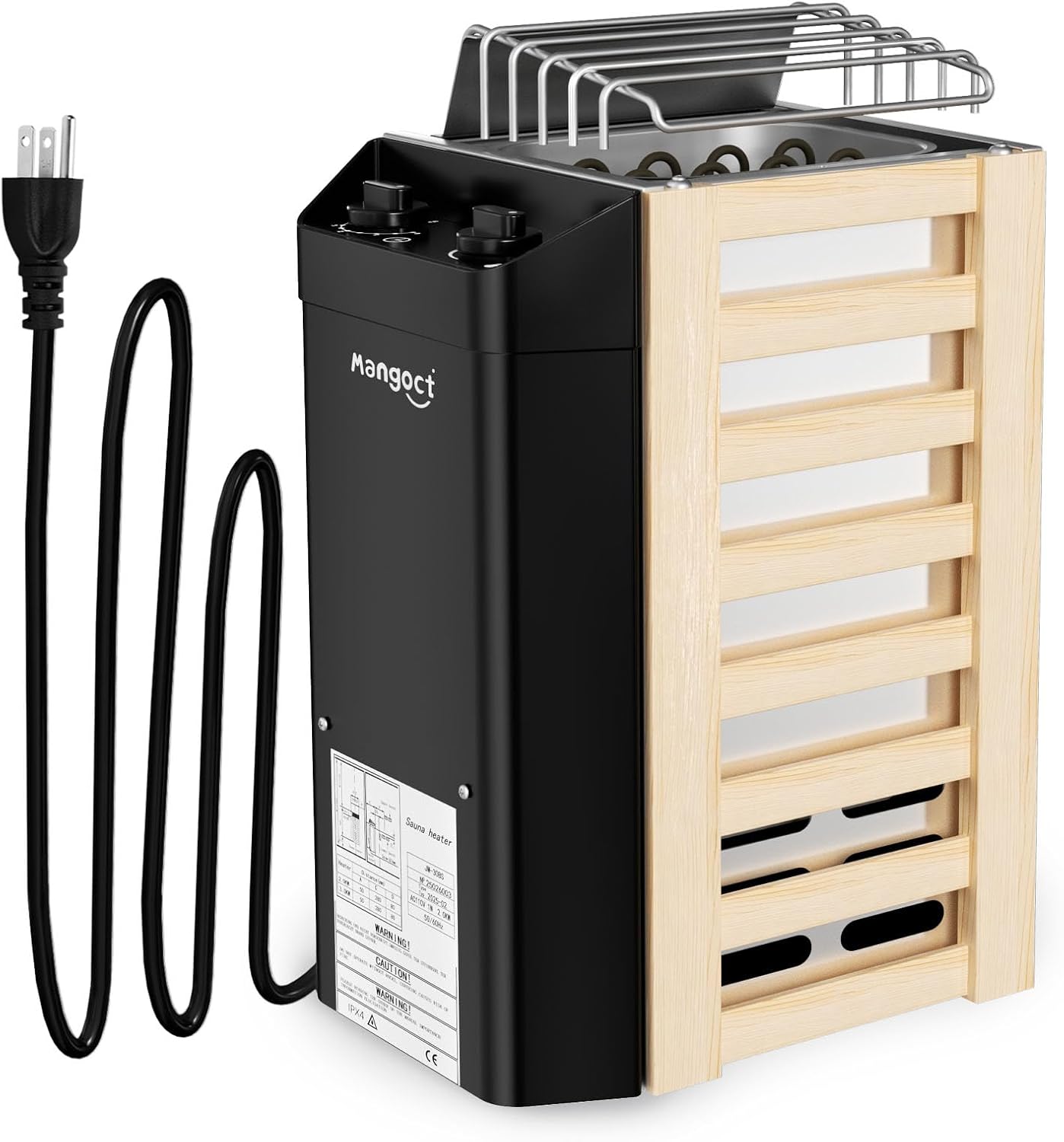 2KW 110V Electric Sauna Heater with Timer for Small Rooms