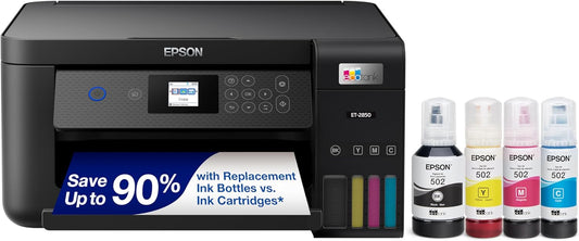 Epson EcoTank ET-2850 Wireless All-in-One Printer for Home