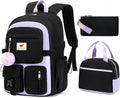 Laptop Backpack 15.6 Inch School Bookbag with Lunch Box Pouch