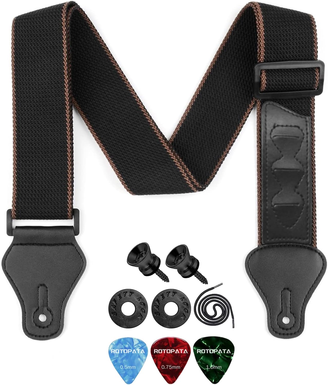 ROTOPATA Guitar Strap Set: Comfort & Security