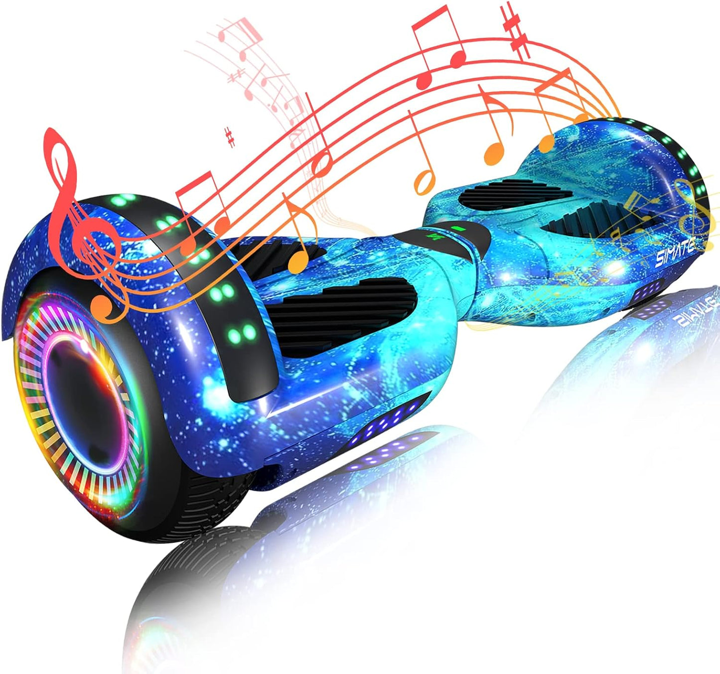 Self-Balancing Scooter with Bluetooth & LED Lights for All Ages