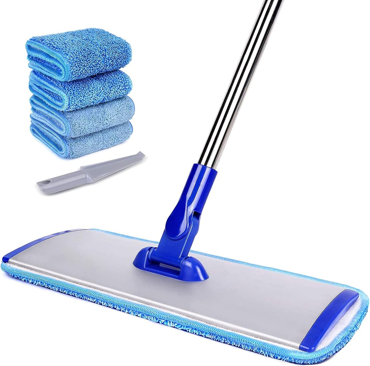 Bryquelin 18 Microfiber Mop - Effortless Hardwood Floor Cleaning
