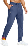 Men's Tall Fleece Lined Winter Pants 32/34/36 in Inseam - Warm Joggers