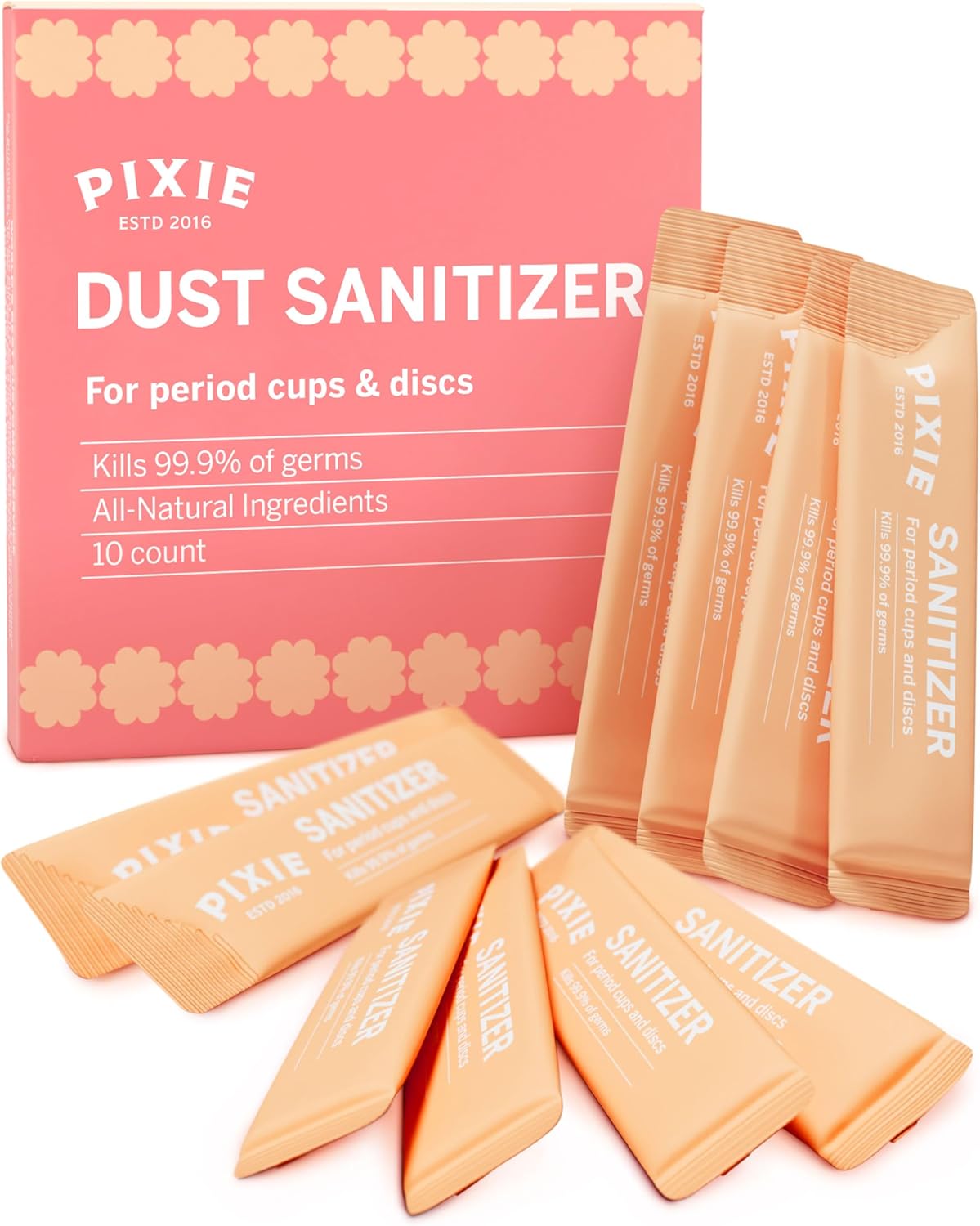 Kill 99.9% of Germs with Pixie Cup Sanitizer