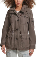 Women's Lightweight Cotton Military Jacket - Field Jacket for Layering
