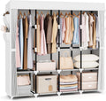 Portable Closet for Hanging Clothes 67 in Wide - Large Capacity
