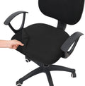 Smiry Printed Office Chair Seat Covers - Stretch Fit, Washable