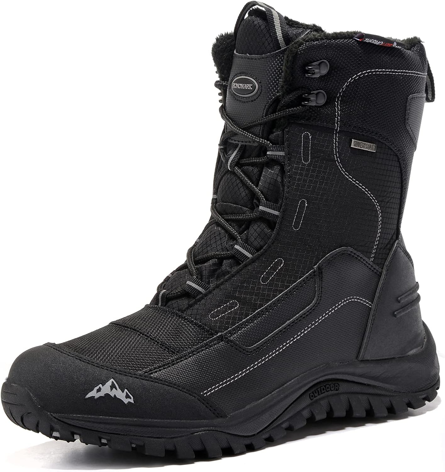 ROCKMARK Men's Winter Snow Boots for Cold Weather Activities