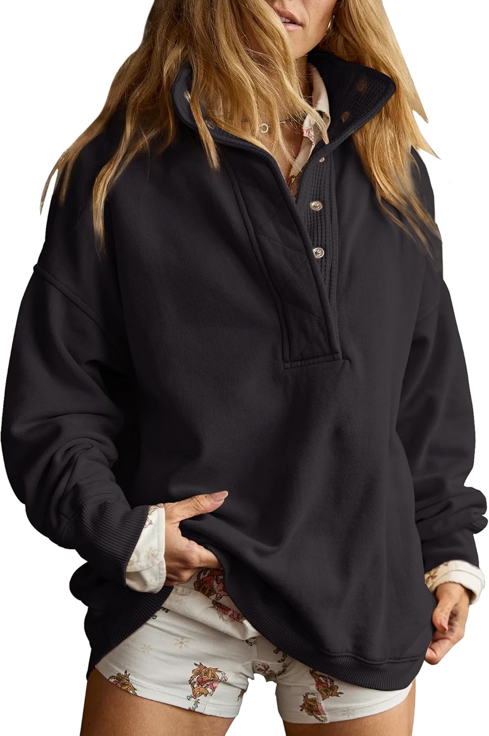 Gacaky Oversized Casual Sweatshirt for Women - Fashionable Style