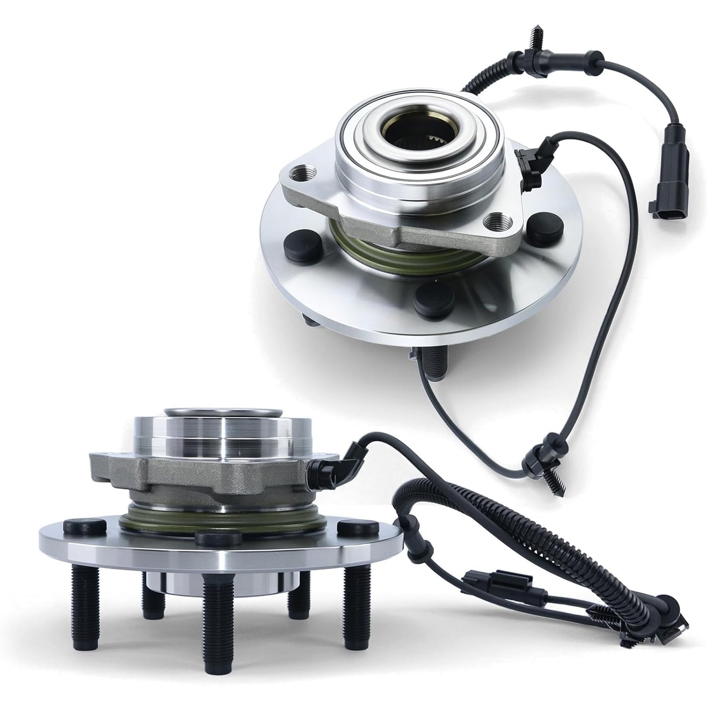 2 Pack Front Wheel Bearing and Hub Assembly for Dodge Ram 1500