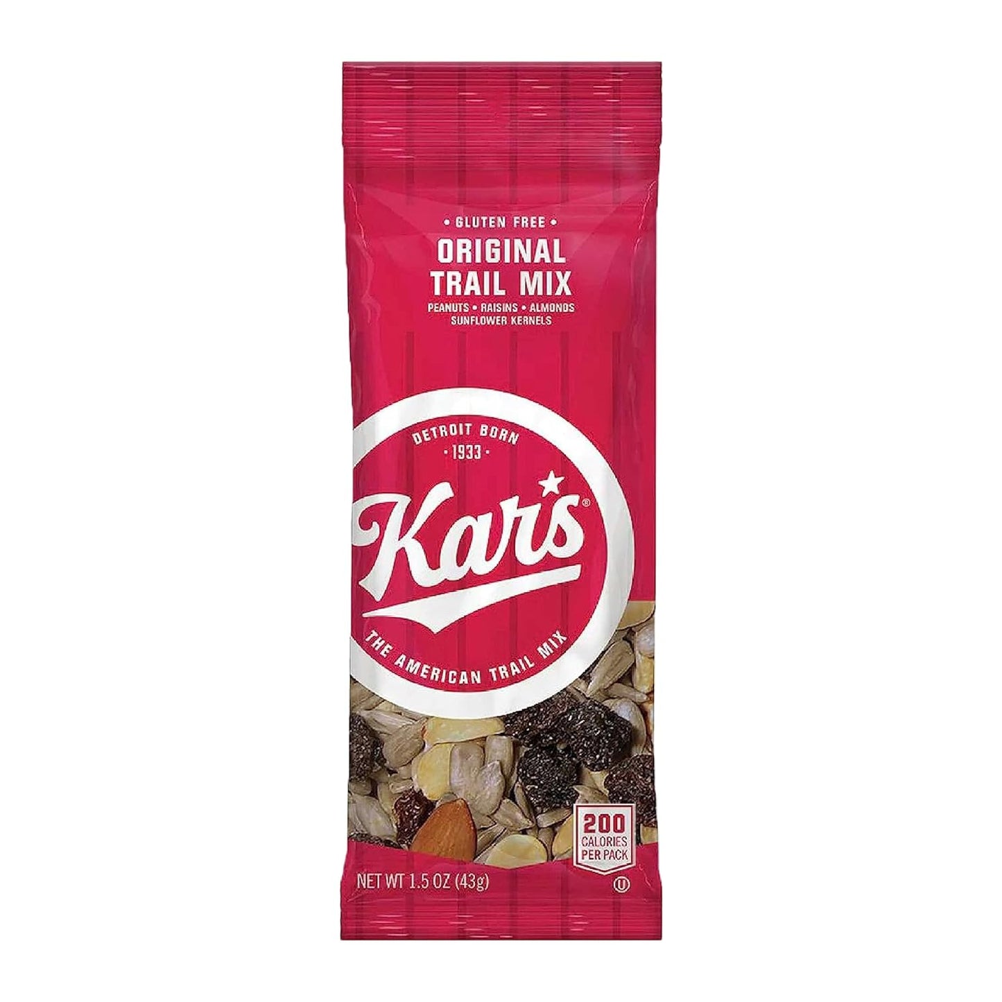 Kars Nuts Original Trail Mix Bulk Pack of 72 Gluten-Free Snacks