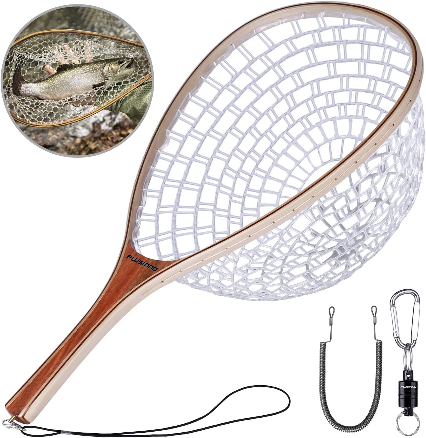 PLUSINNO Magnetic Release Fishing Net