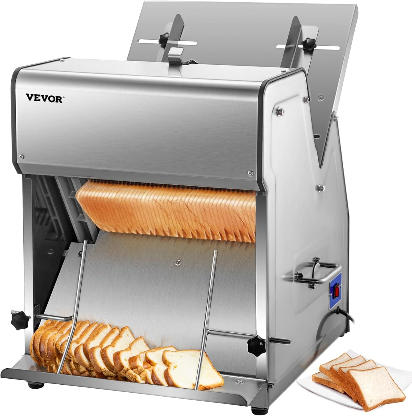 VEVOR Commercial Electric Bread Slicer - Effortlessly Slice 12mm Thick Bread