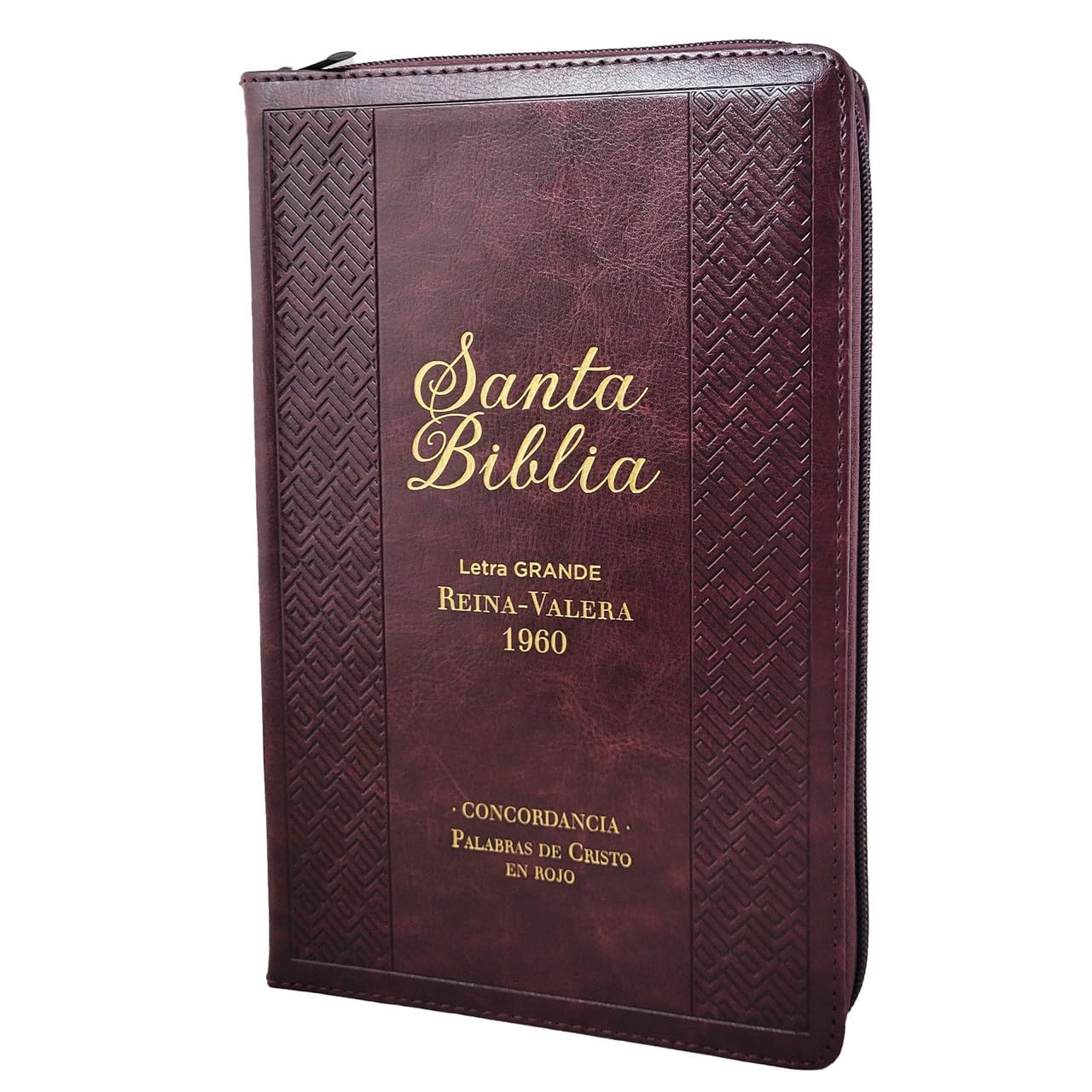 Biblia Letra Grande 12 Puntos con Cierre y Palabras de Jesus