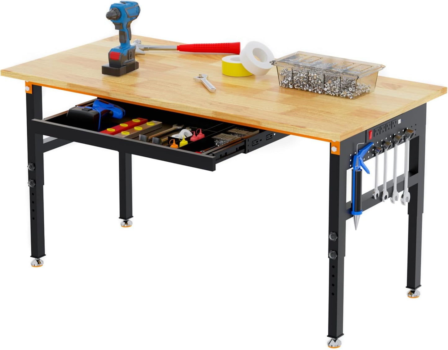 60in Adjustable Height Workbench by Betterhood for All Needs