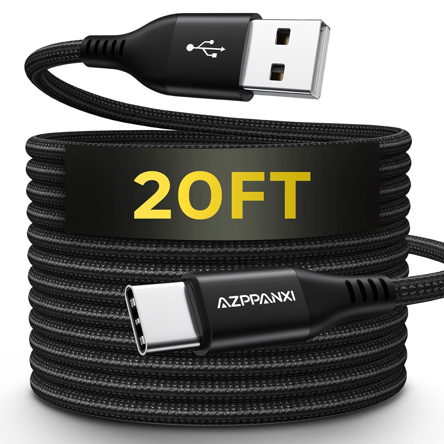 20 FT Fast Charging USB C Cable - AZPPANXI