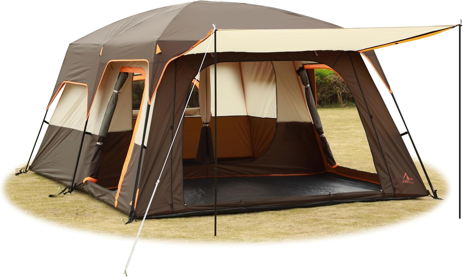 KTT Extra Large Family Cabin Tent for 10-12-14 People