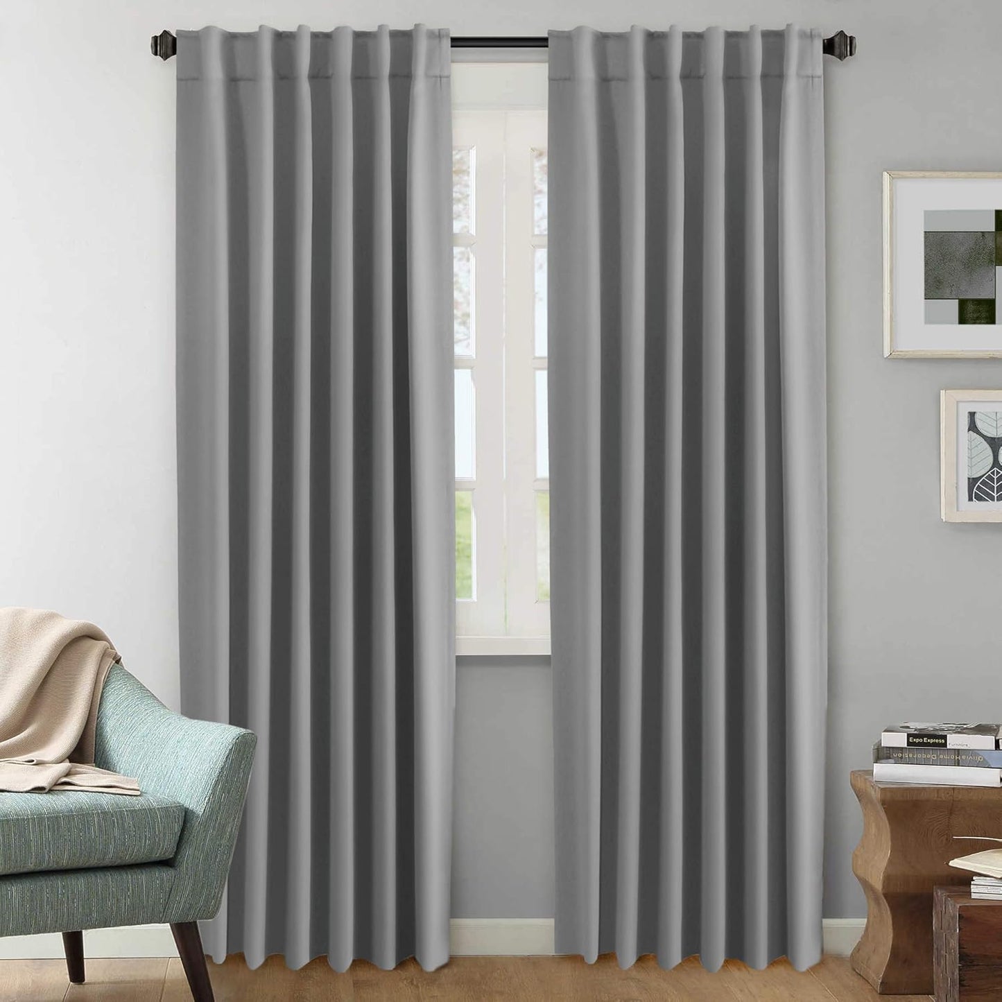 H.VERSAILTEX Blackout Curtains Thermal Insulated Window Panels