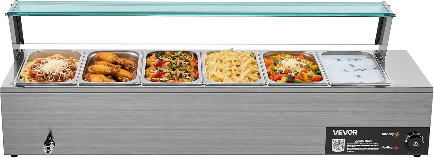 VEVOR Commercial Food Warmer for Catering and Restaurant Use
