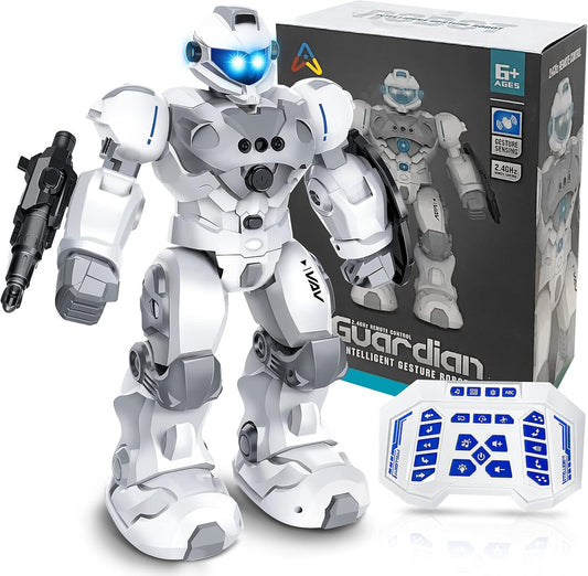 Rechargeable RC Robot Toy | Gesture Sensing Gift for Kids