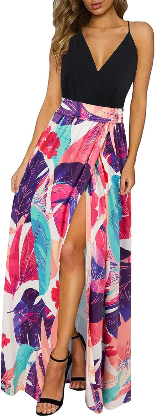 Newshows Women Summer Maxi Dress for Vacation and Beach Fun