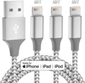 iPhone Charger 3pack 10FT MFi Certified Lightning Cables - Long Reach