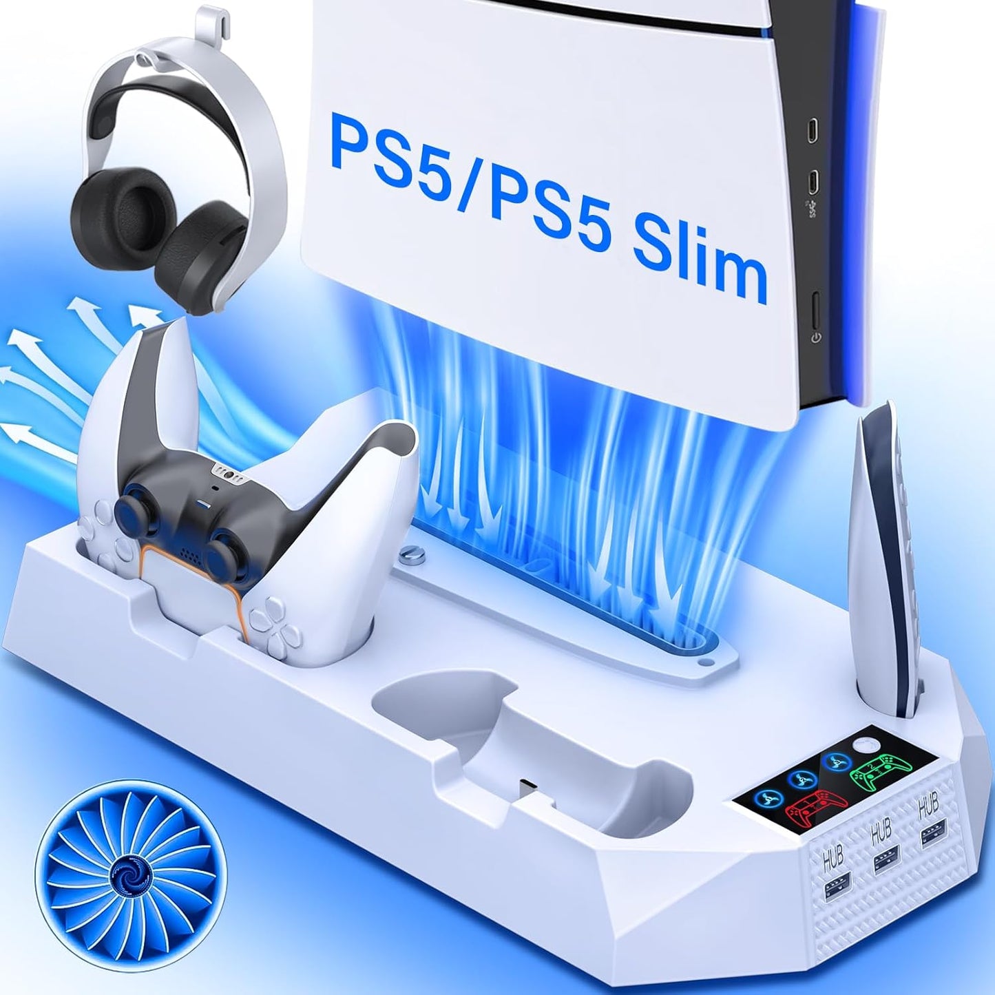Ultimate PS5 Cooling & Charging Station