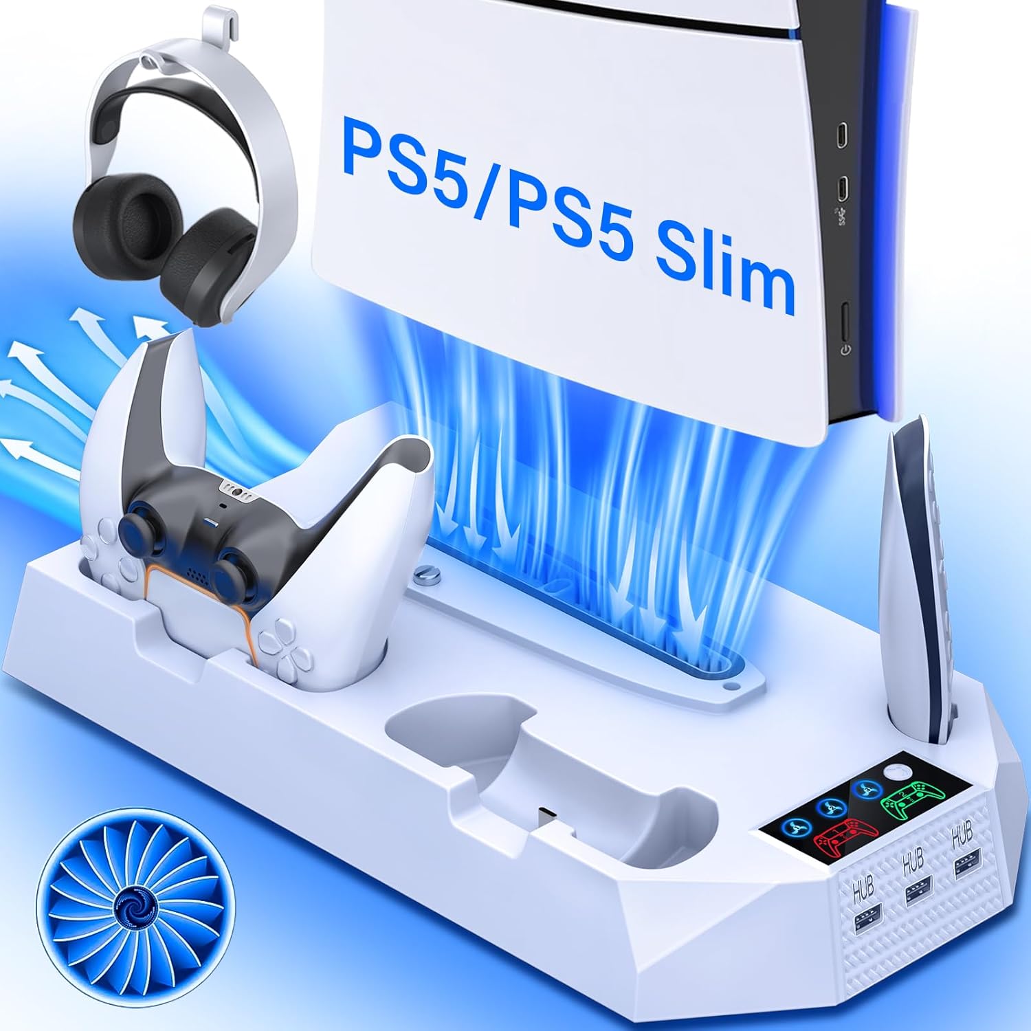 Ultimate PS5 Cooling & Charging Station