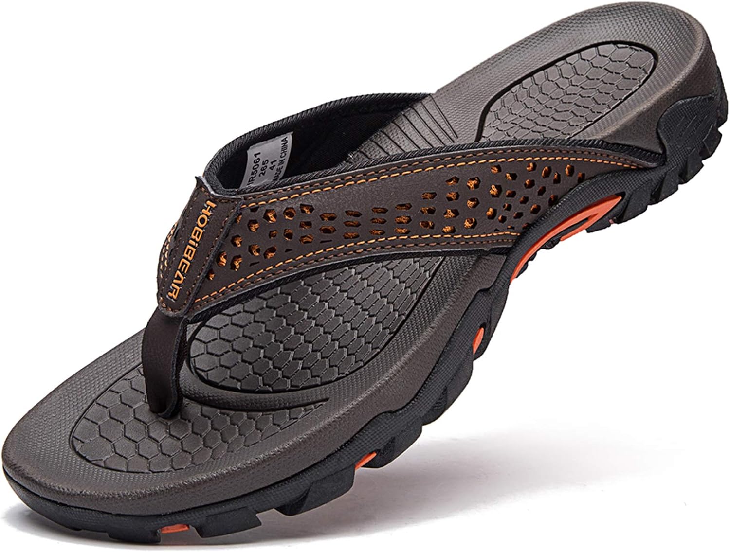 GUBARUN Mens Sport Flip Flops for Comfort and Casual Wear