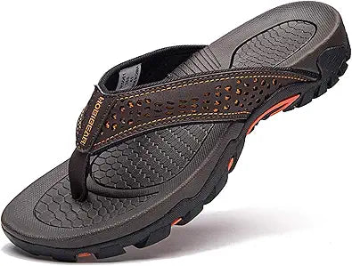 GUBARUN Mens Sport Flip Flops for Comfort and Casual Wear