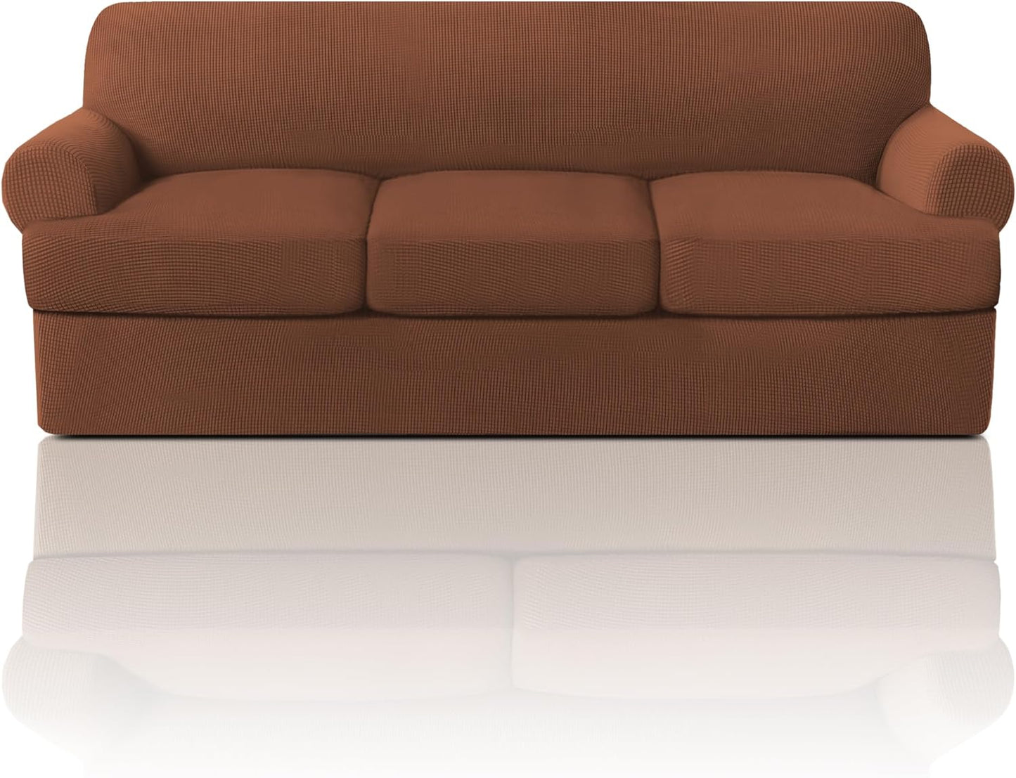 PrinceDeco T Cushion Sofa Slipcover for 70-88 Inch Couches