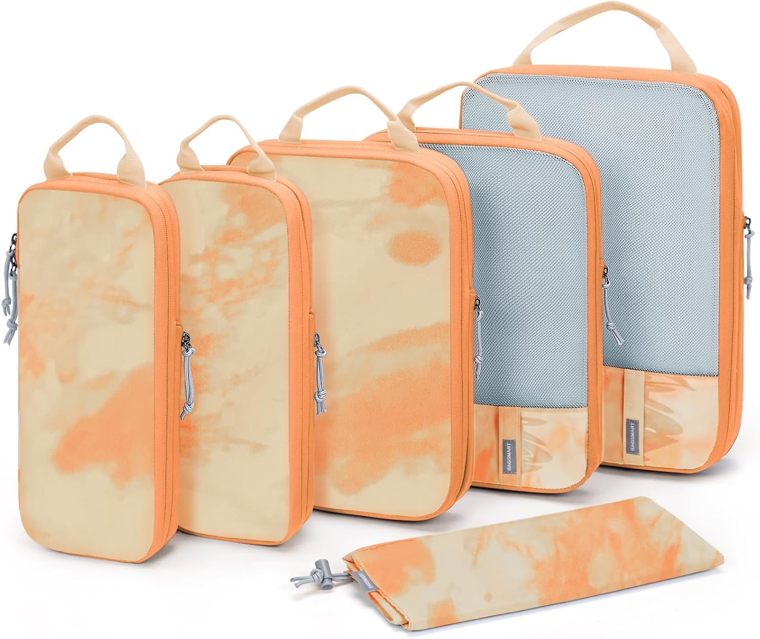 BAGSMART Compression Packing Cubes for Travel - Space Savers