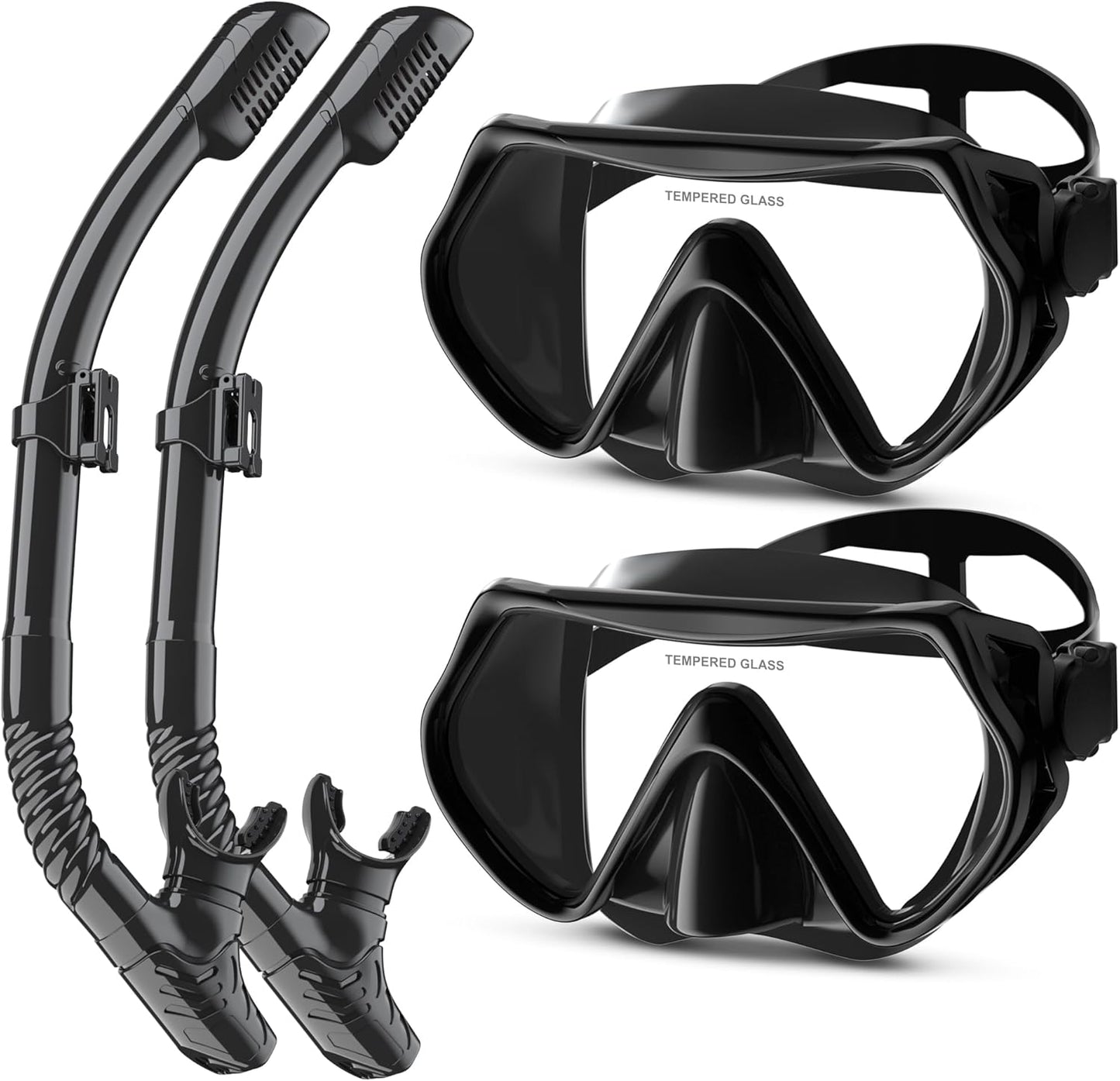 Snorkeling Gear Set with 180 Panoramic View for Adults
