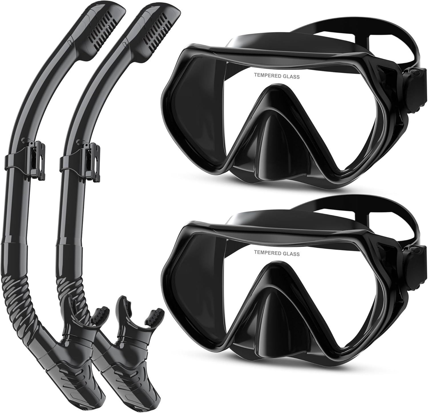 Snorkeling Gear Set with 180 Panoramic View for Adults
