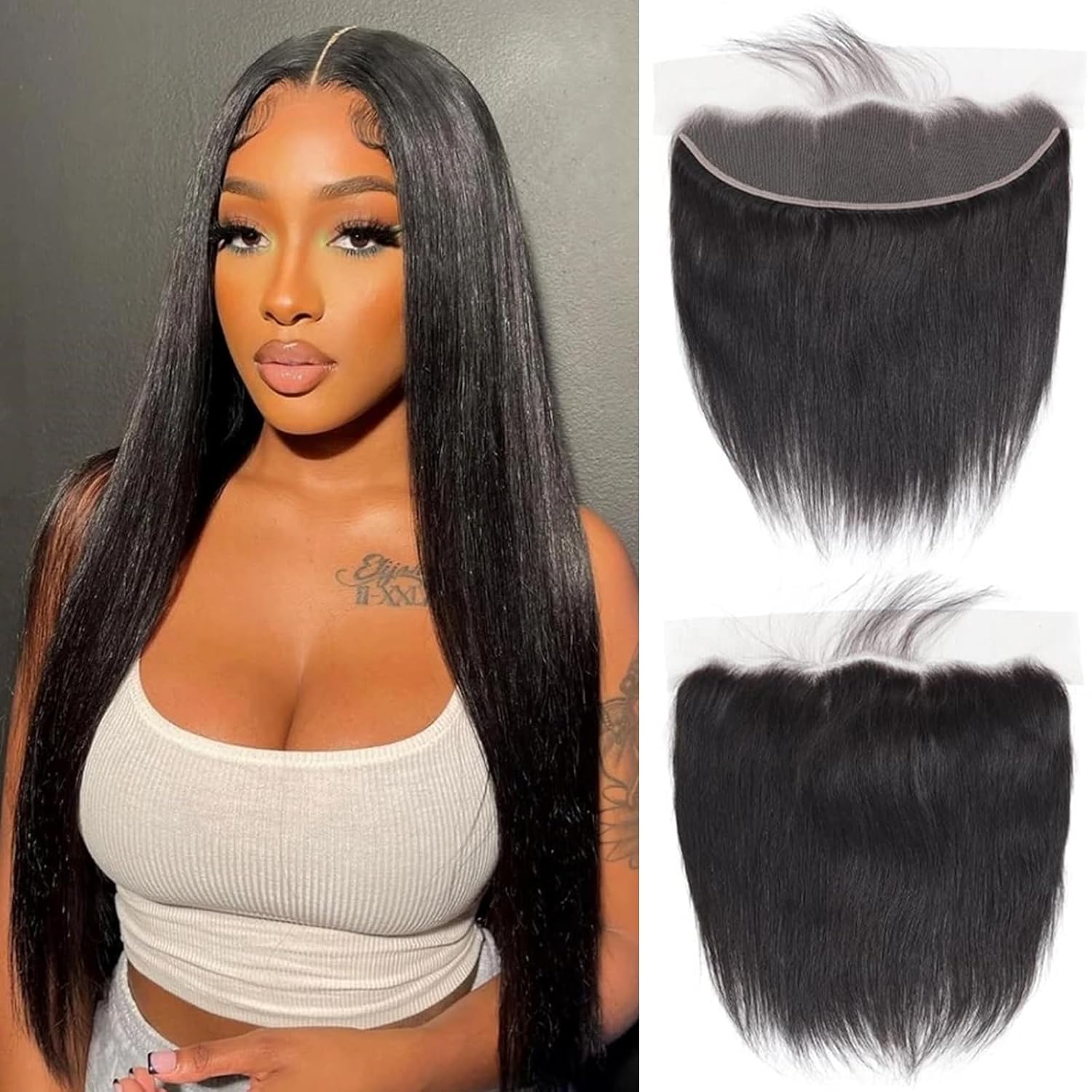 13x4 Lace Frontal Closure Straight Hair for Natural Styles