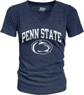Blue 84 Women's Penn State Nittany Lions Heathered Confetti V Neck
