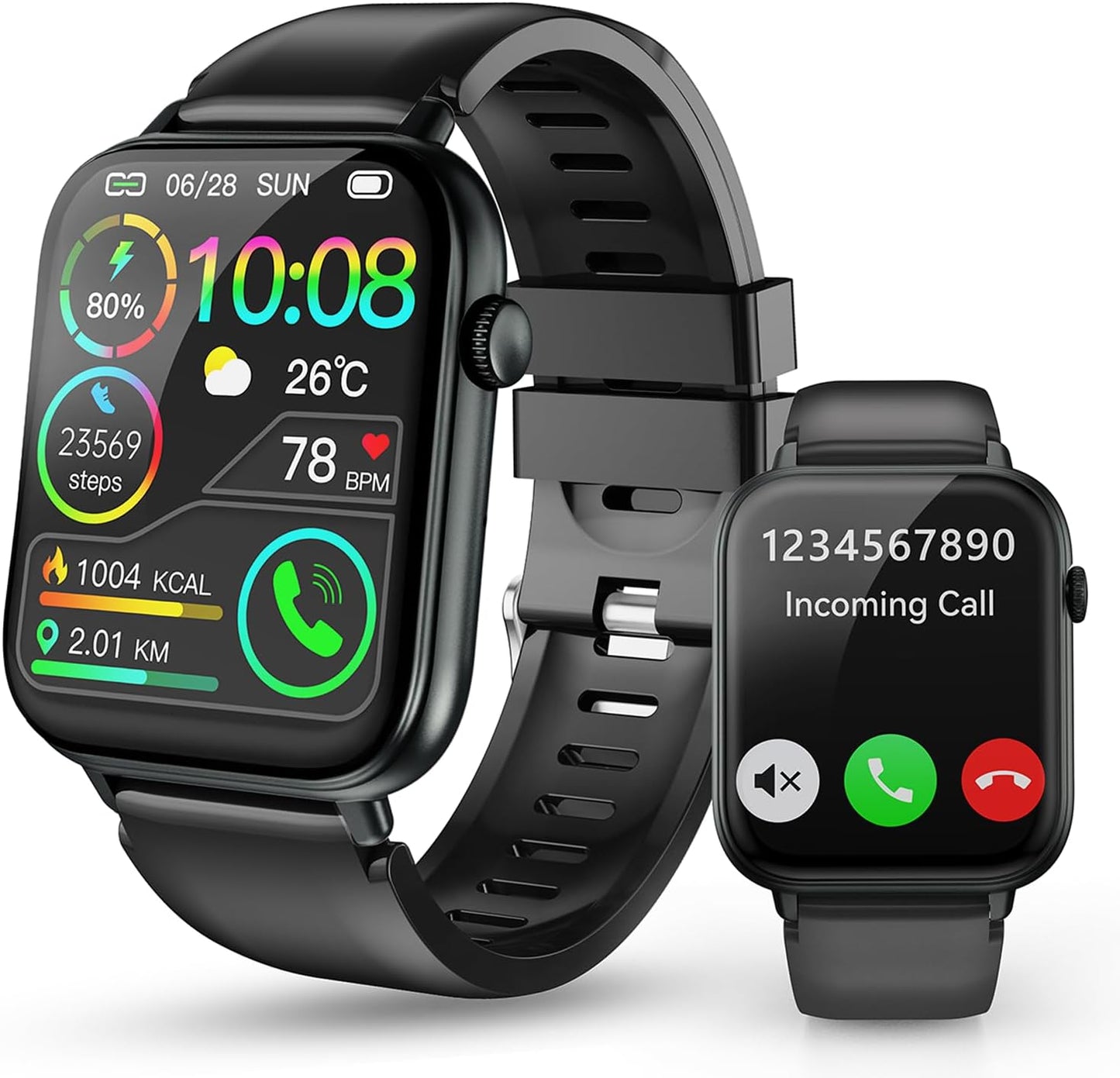 Smart Watch for Men Women with 1.85in HD Touchscreen Features
