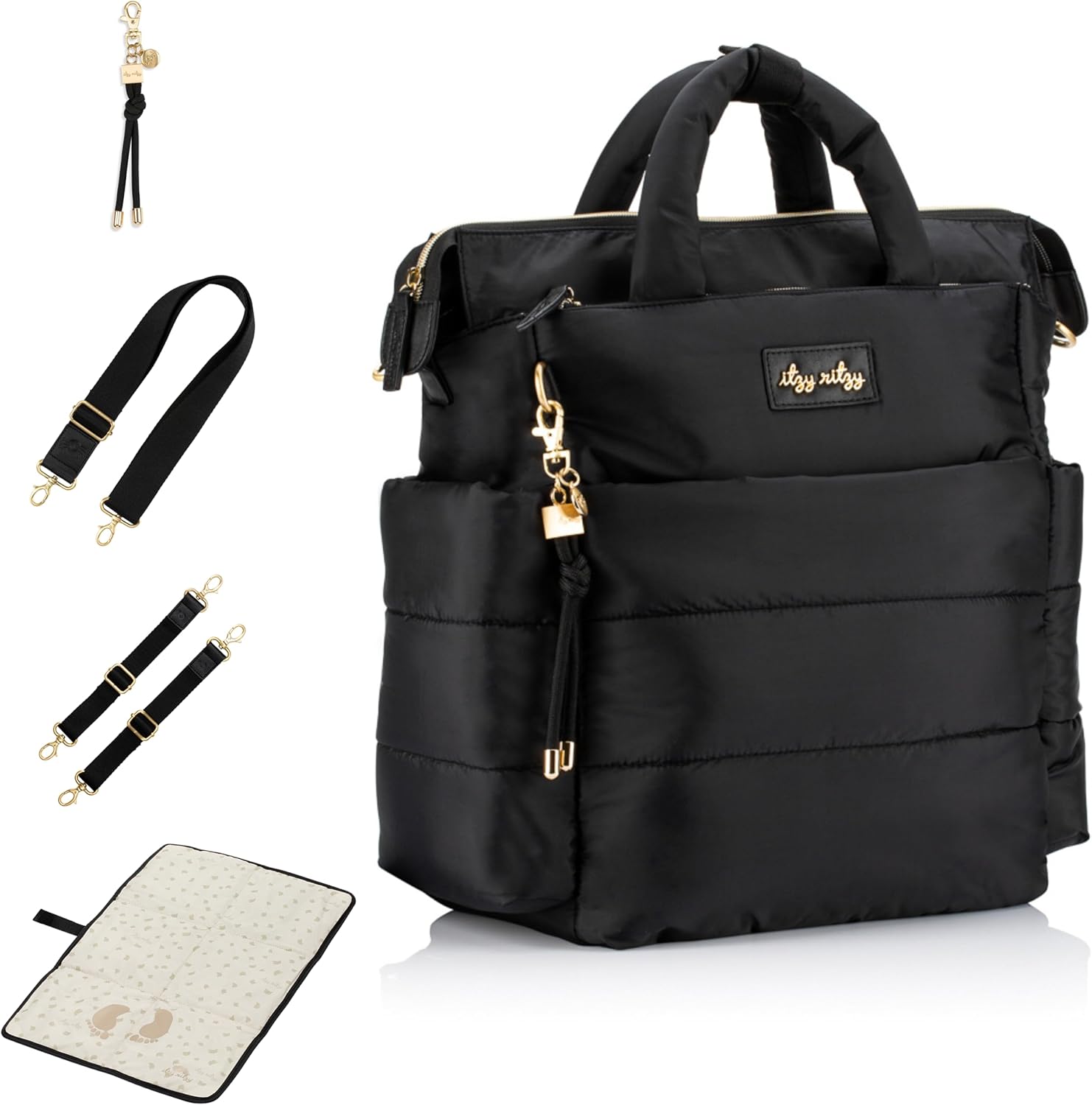 Itzy Ritzy Dream Convertible Diaper Bag - Stylish & Versatile
