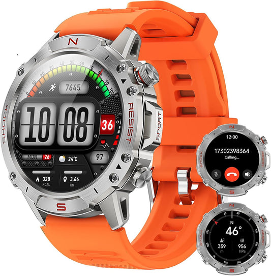 WalkerFit Smart Watch for Men: Rugged, Stylish & Feature-Packed