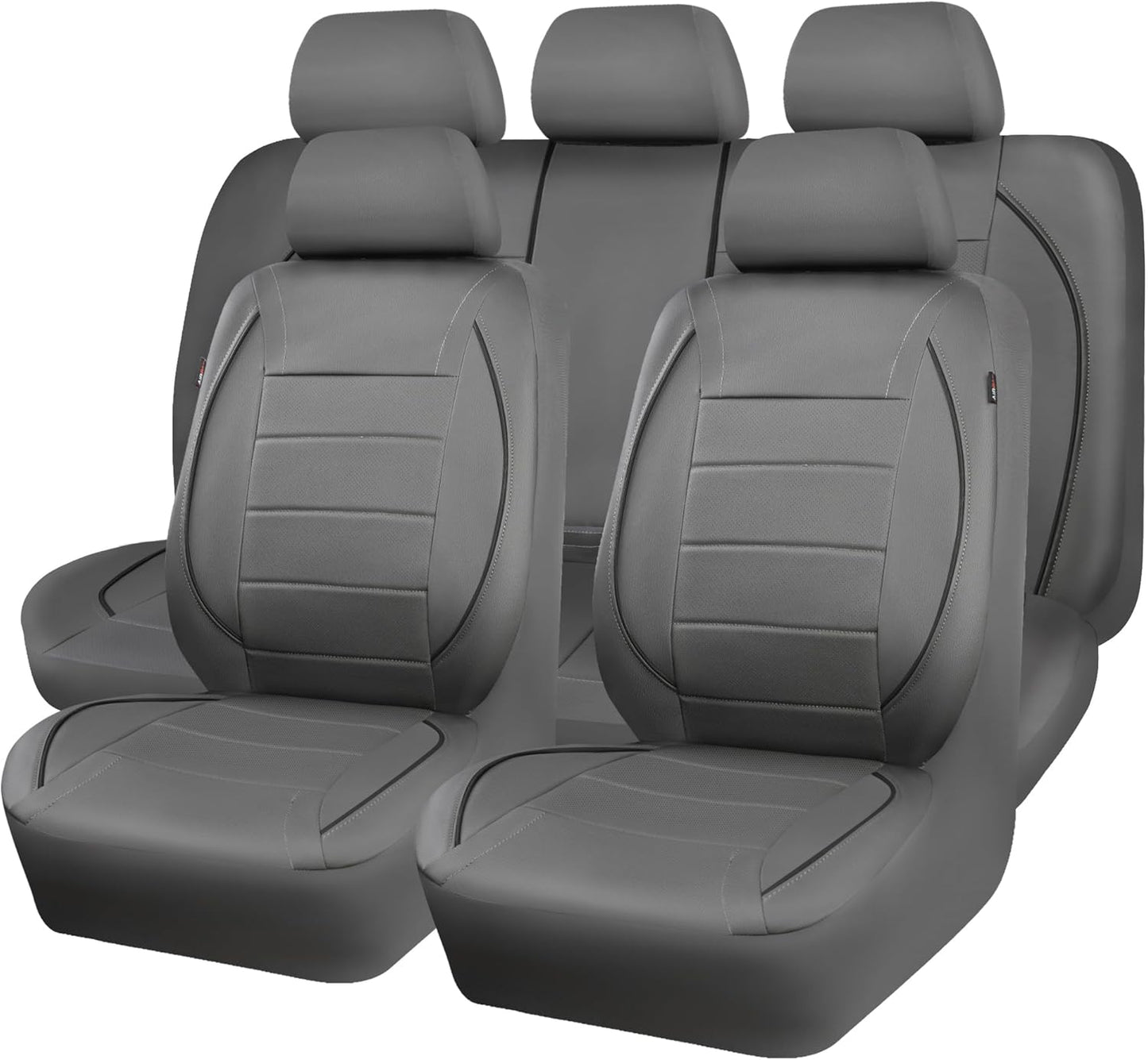 CAR PASS Piping Faux Leather Car Seat Cover Full Set Review