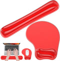 Gel Mouse Pad & Keyboard Wrist Rest Set - Cooling Gel Support