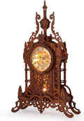 LED 3D Wood Puzzle Clock Tower - DIY 3D Building Model