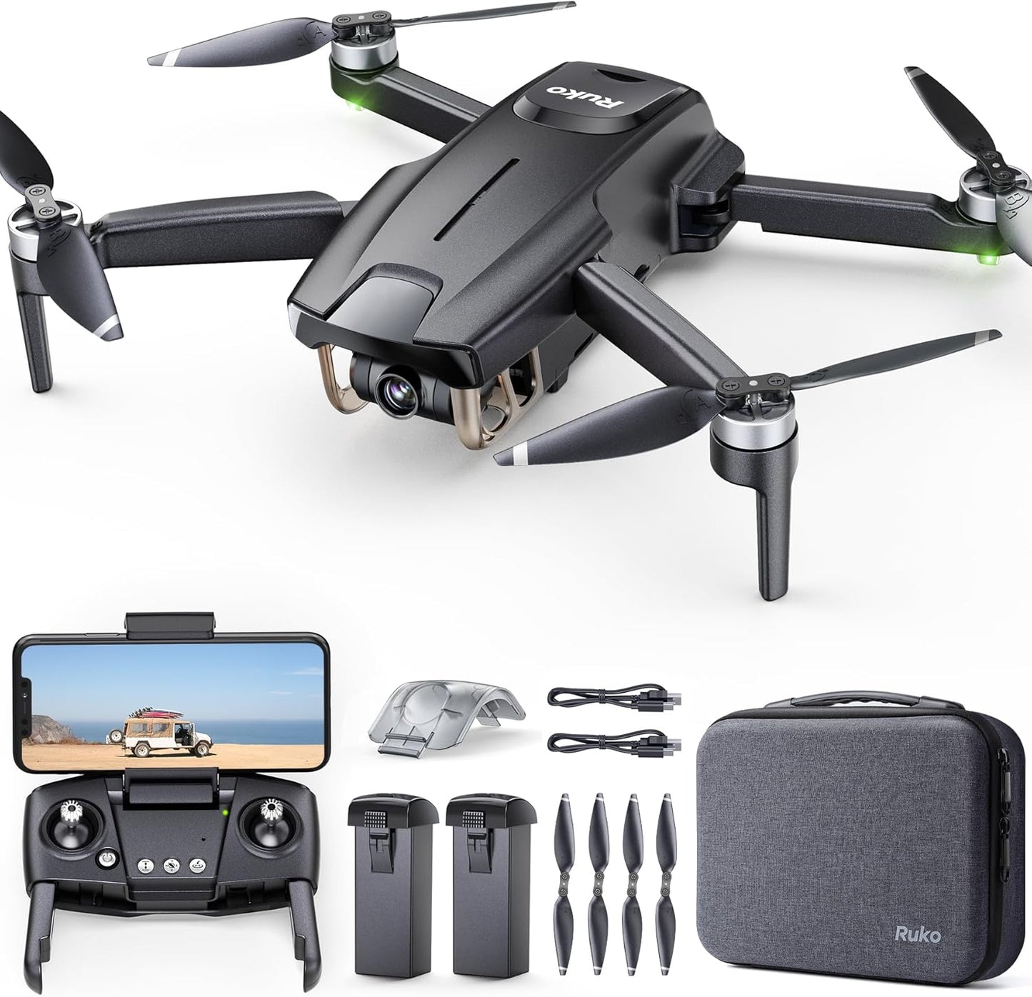 Ruko F11MINI Drone with 4K Camera and 60 Mins Flight Time