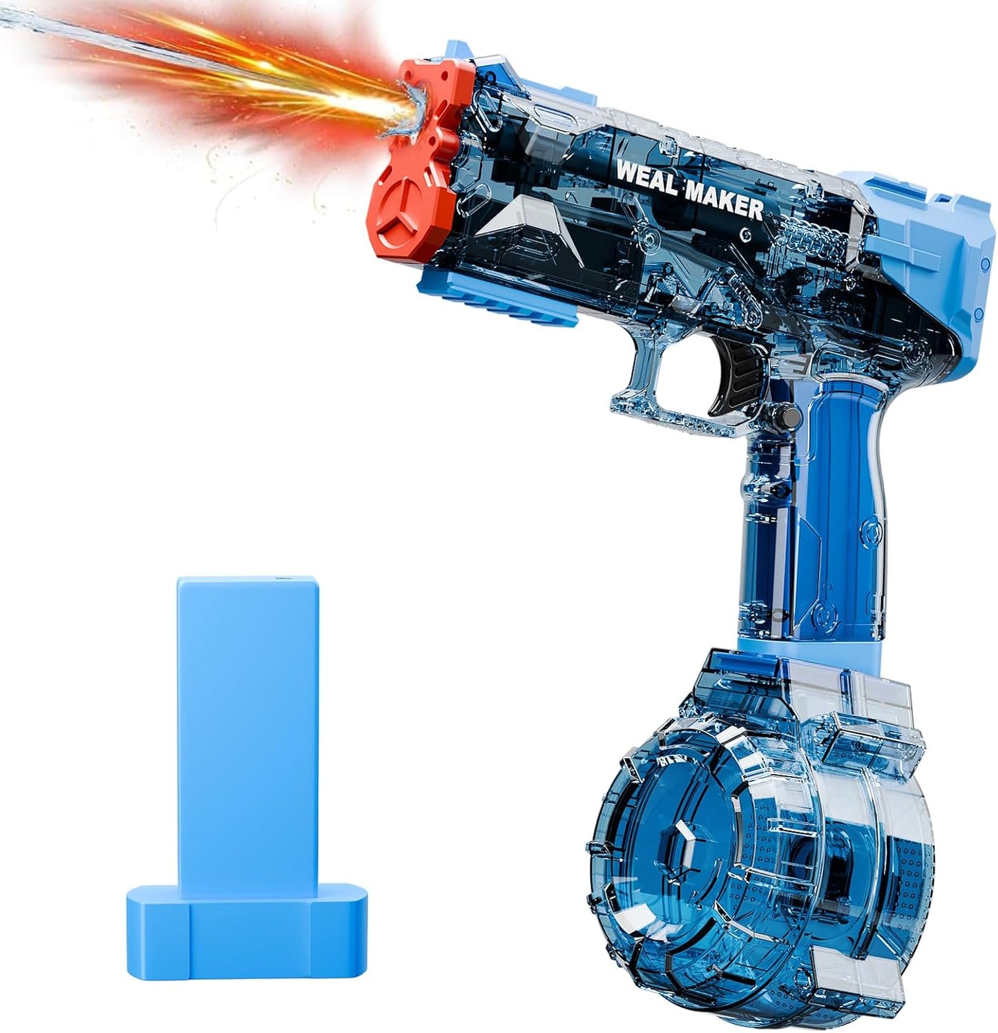 2025 Upgraded Electric Water Gun with LED Lights for Fun