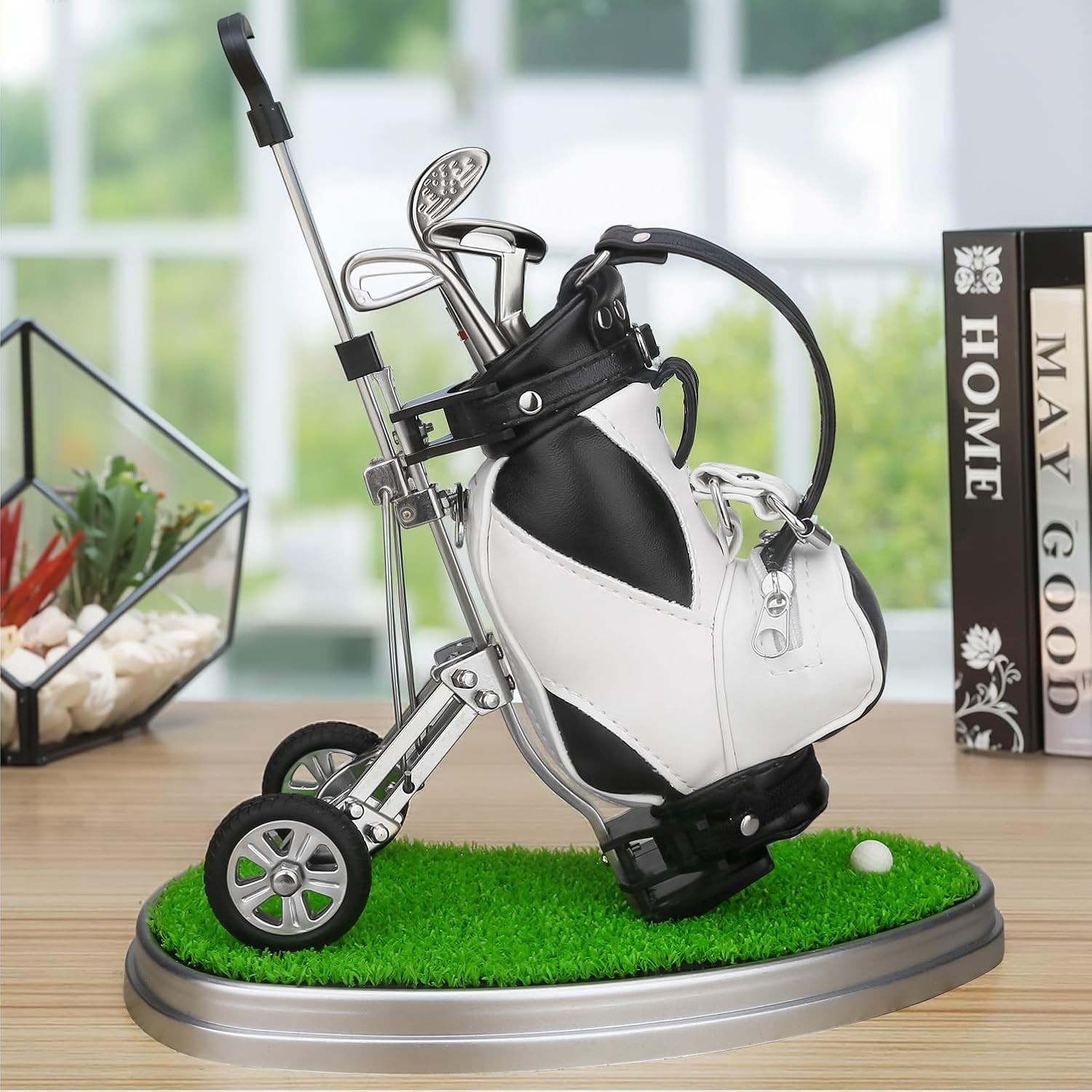 Fun Golf Pen Holder for Desk Decor & Office Supplies