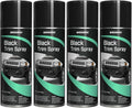Black Trim Spray Paint 4-Pack - Revives Plastic Trim Fast