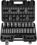 Impact Socket Set 26pc 1/2in Drive Metric 10-36mm - Durable Kit