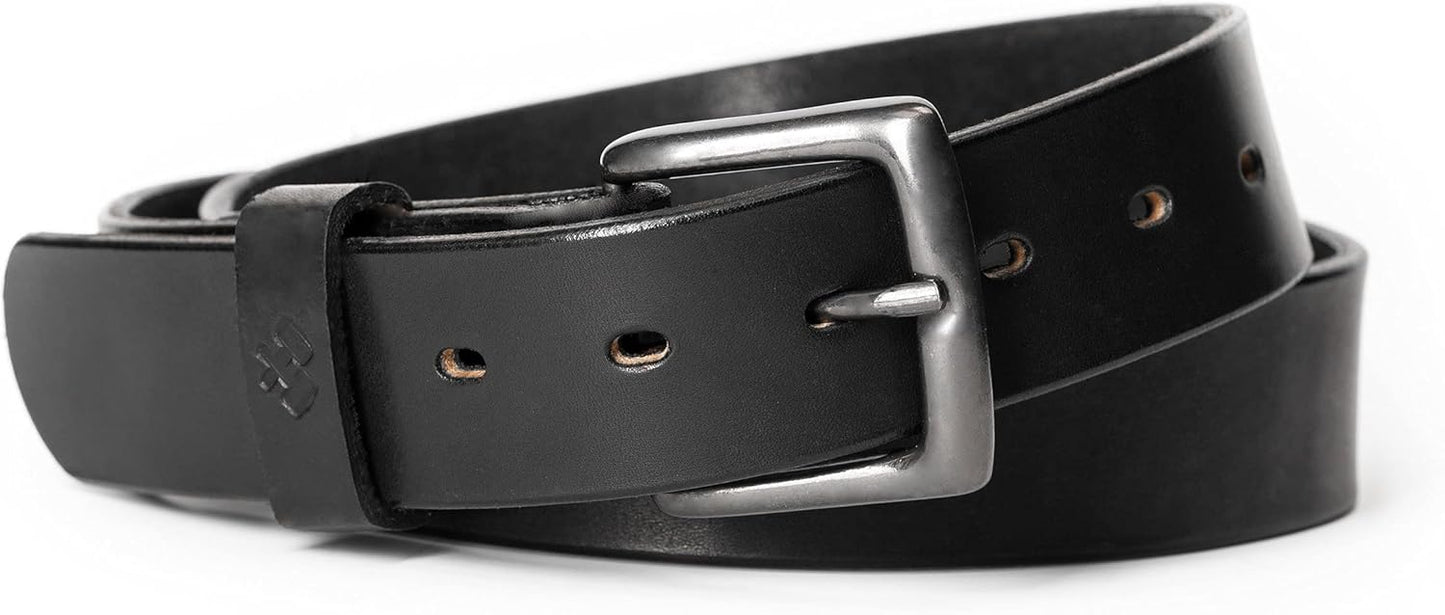 All American Leather Belt - Heavy Duty Work EDC Belt for Men