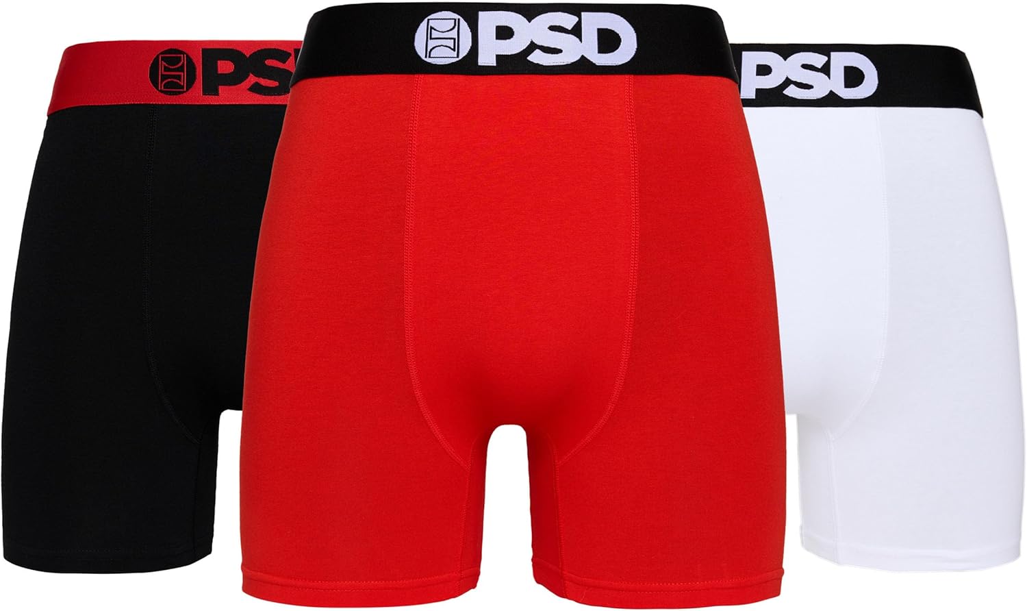 PSD Men's Cotton Underwear - Comfortable 5 Inch Boxer Briefs
